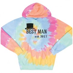 Unisex Tie-Dye Fleece Hoodie