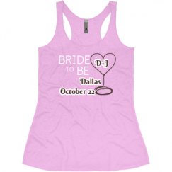 Ladies Slim Fit Super Soft Racerback Triblend Tank