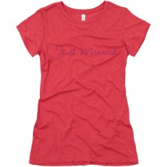Ladies Slim Fit Super Soft Triblend Tee