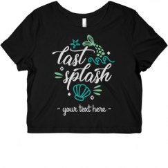 Ladies Slim Fit Crop Top Tee