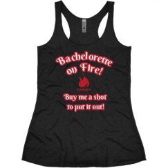 Ladies Slim Fit Super Soft Racerback Triblend Tank