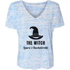 Ladies Flowy Slouchy V-Neck Tee