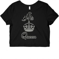 Ladies Slim Fit Crop Top Tee