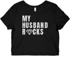 Ladies Slim Fit Crop Top Tee