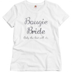 Bougie Bride: Only the best will do Silver Metallic