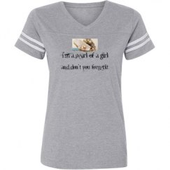 Ladies Relaxed Fit Vintage Sports Tee