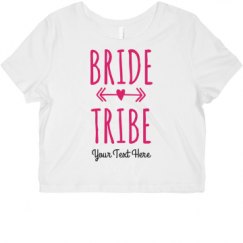 Ladies Slim Fit Crop Top Tee