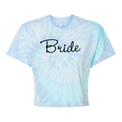 Women's Tie Dye Crop Top Tee