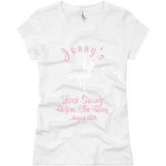 Ladies Slim Fit Basic Promo Jersey Tee