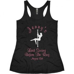 Ladies Slim Fit Super Soft Racerback Triblend Tank