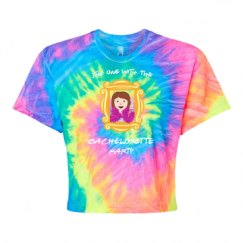 Women's Tie Dye Crop Top Tee