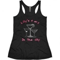 Ladies Slim Fit Super Soft Racerback Triblend Tank