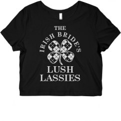 Ladies Slim Fit Crop Top Tee