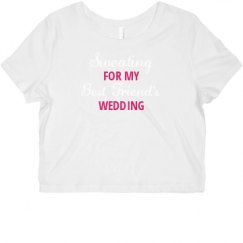 Ladies Slim Fit Crop Top Tee