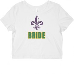 Ladies Slim Fit Crop Top Tee