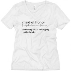 Ladies Relaxed Fit V-Neck Tee