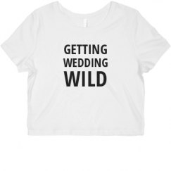 Ladies Slim Fit Crop Top Tee