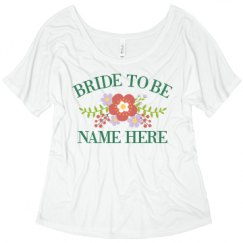 Ladies Flowy Slouchy Tee