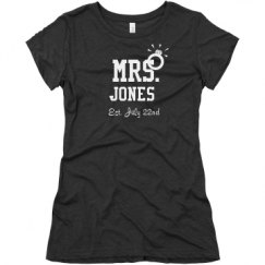 Ladies Slim Fit Super Soft Triblend Tee