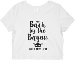 Ladies Slim Fit Crop Top Tee