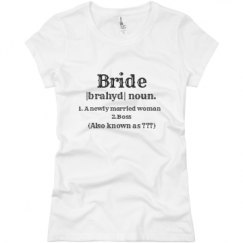 Ladies Slim Fit Basic Promo Jersey Tee