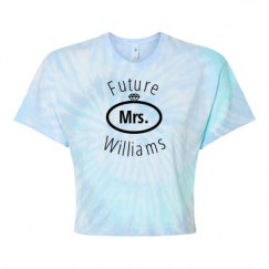 Women's Tie Dye Crop Top Tee