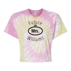 Women's Tie Dye Crop Top Tee