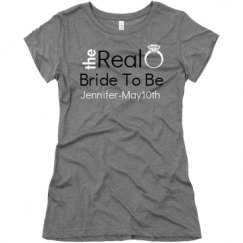 Ladies Slim Fit Super Soft Triblend Tee