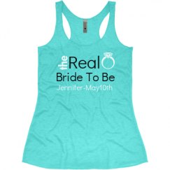 Ladies Slim Fit Super Soft Racerback Triblend Tank