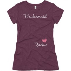 Ladies Slim Fit Super Soft Triblend Tee