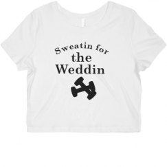 Ladies Slim Fit Crop Top Tee