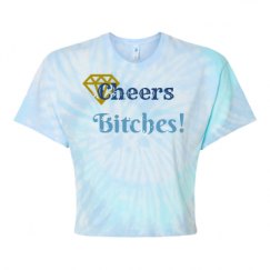 Women's Tie Dye Crop Top Tee