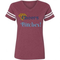 Ladies Relaxed Fit Vintage Sports Tee