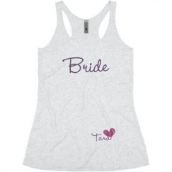 Ladies Slim Fit Super Soft Racerback Triblend Tank
