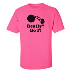 Unisex Ultra Cotton Safety Neon Crewneck Tee