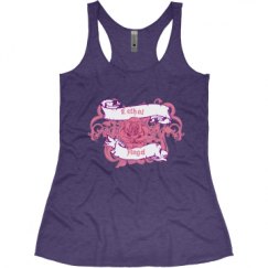 Ladies Slim Fit Super Soft Racerback Triblend Tank