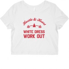 Ladies Slim Fit Crop Top Tee