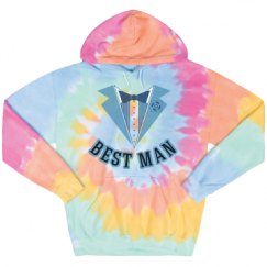 Unisex Tie-Dye Fleece Hoodie