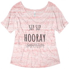 Ladies Flowy Slouchy Tee