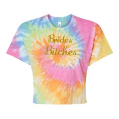 Women's Tie Dye Crop Top Tee