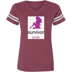 Ladies Relaxed Fit Vintage Sports Tee