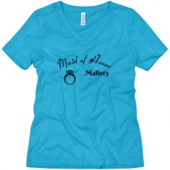 Ladies Relaxed Fit V-Neck Tee