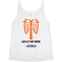 Skeleton Bride Halloween Tank