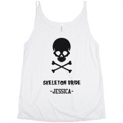Skeleton Bride Halloween Tank