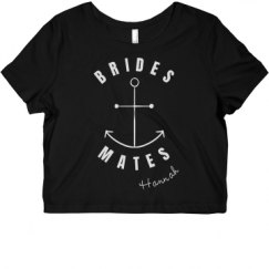 Ladies Slim Fit Crop Top Tee