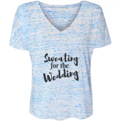 Ladies Flowy Slouchy V-Neck Tee