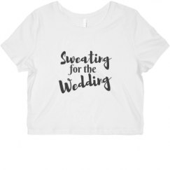 Ladies Slim Fit Crop Top Tee