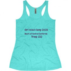 Ladies Slim Fit Super Soft Racerback Triblend Tank