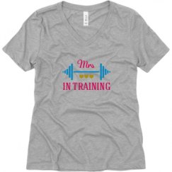 Ladies Relaxed Fit V-Neck Tee