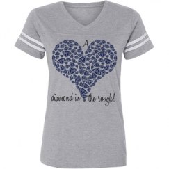 Ladies Relaxed Fit Vintage Sports Tee